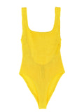 Hunza G Bicolor Polyamide One-Piece Swimsuit
