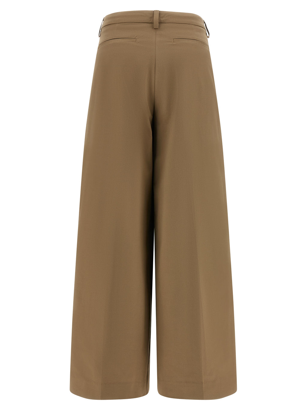 THELATEST Brown Cotton Casual Pants