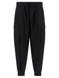 Thom Krom Black Organic Cotton Cargo Pants