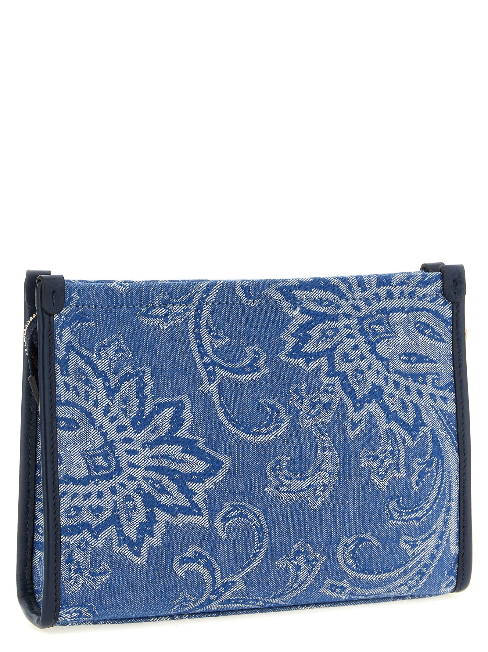 Bolso de mano Etro de algodón azul