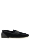 Mocasines sin cordones de piel de becerro negros Dolce & Gabbana