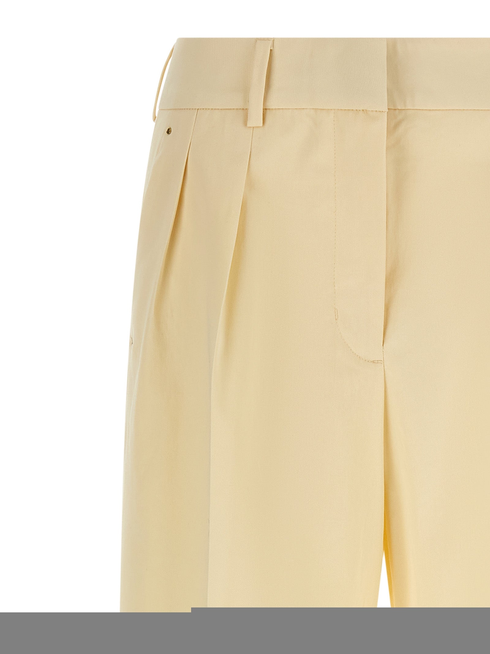 Moncler Beige Cotton Dress Pants