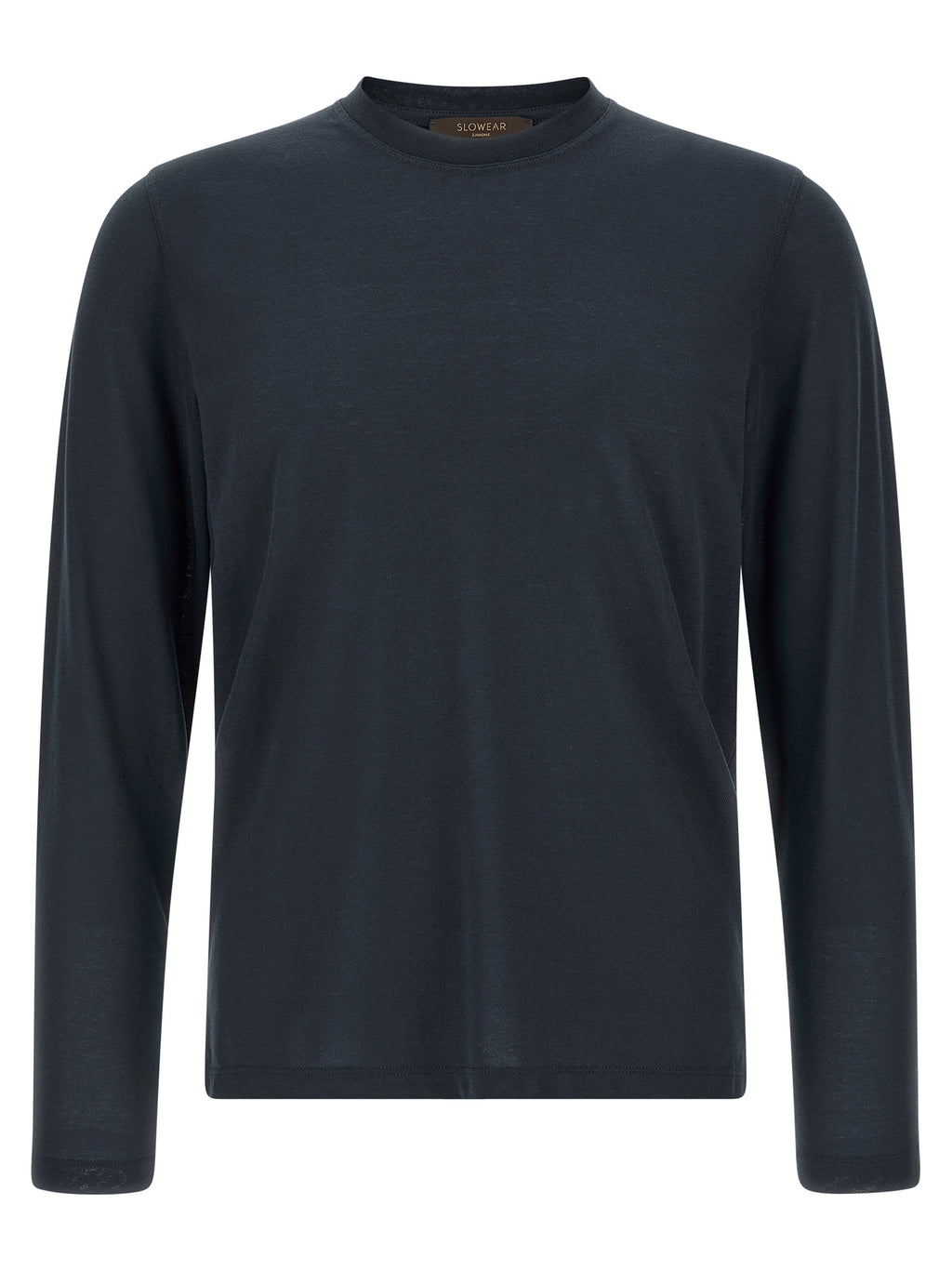 ZANONE Blue Cotton T-Shirt