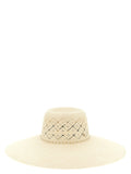 Maison Michel Beige Fabric Sunhat