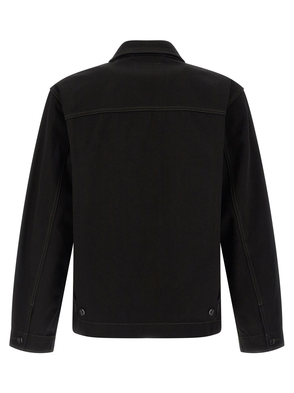 Lemaire Black Cotton Denim Jacket