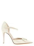 Valentino Garavani White Calfskin High Heel Pumps