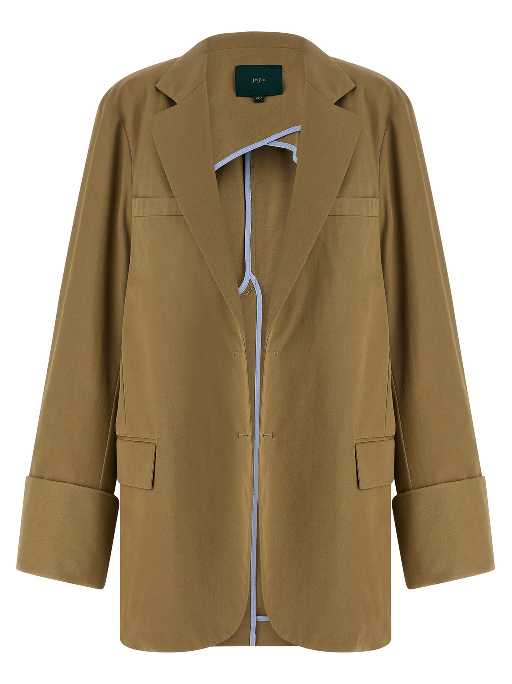 MAISON JEJIA Beige Cotton Blazer