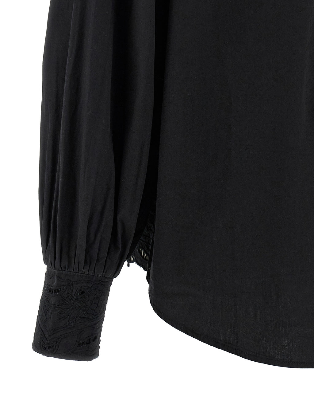 FARM RIO Black Cotton Blouse