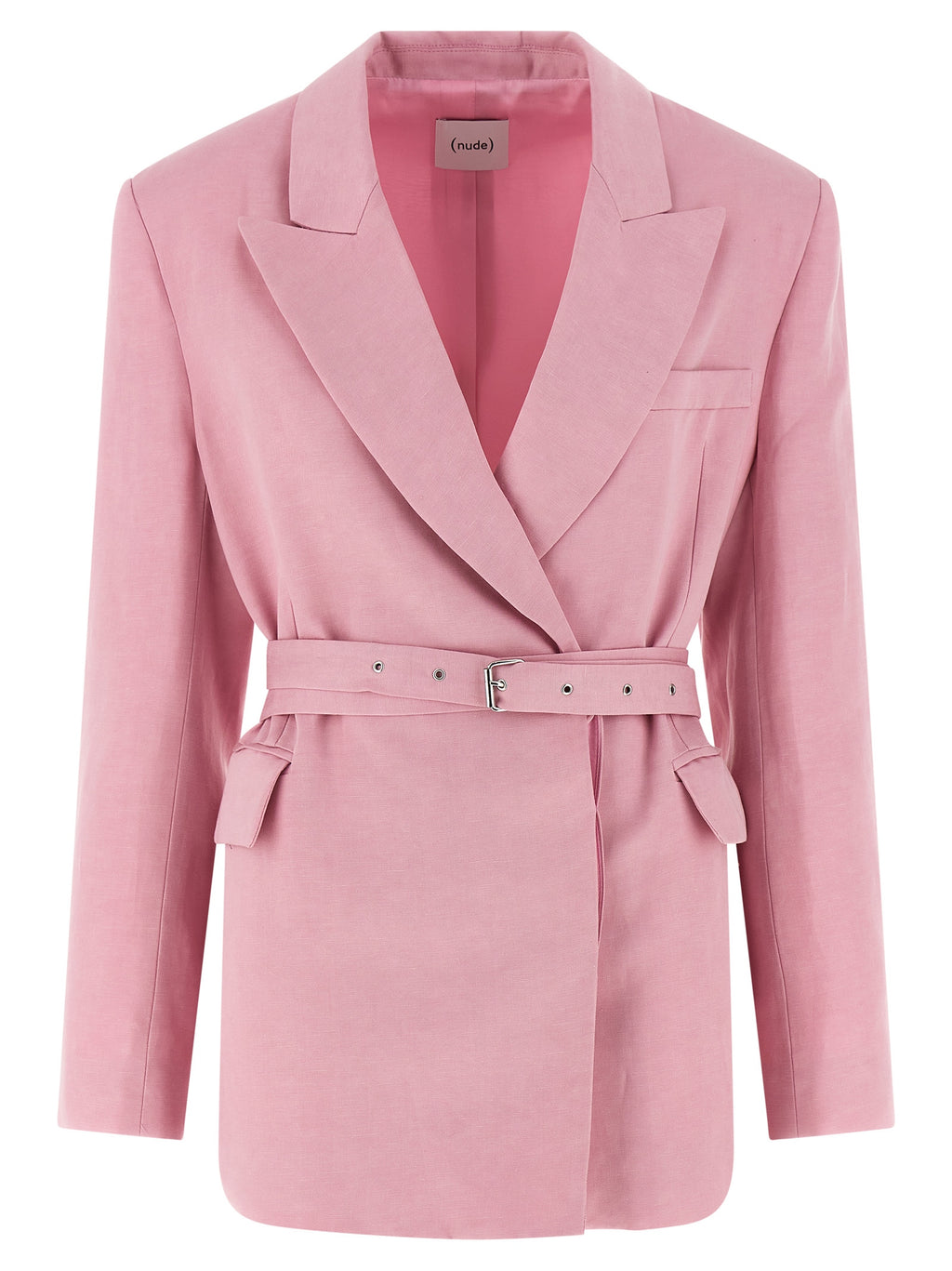 NUDE Multicolor Linen Blazer