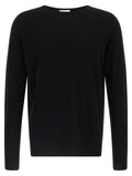 MA'RY'YA Black Cotton Cardigan
