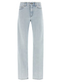Jeans Givenchy azules de algodón de pierna recta