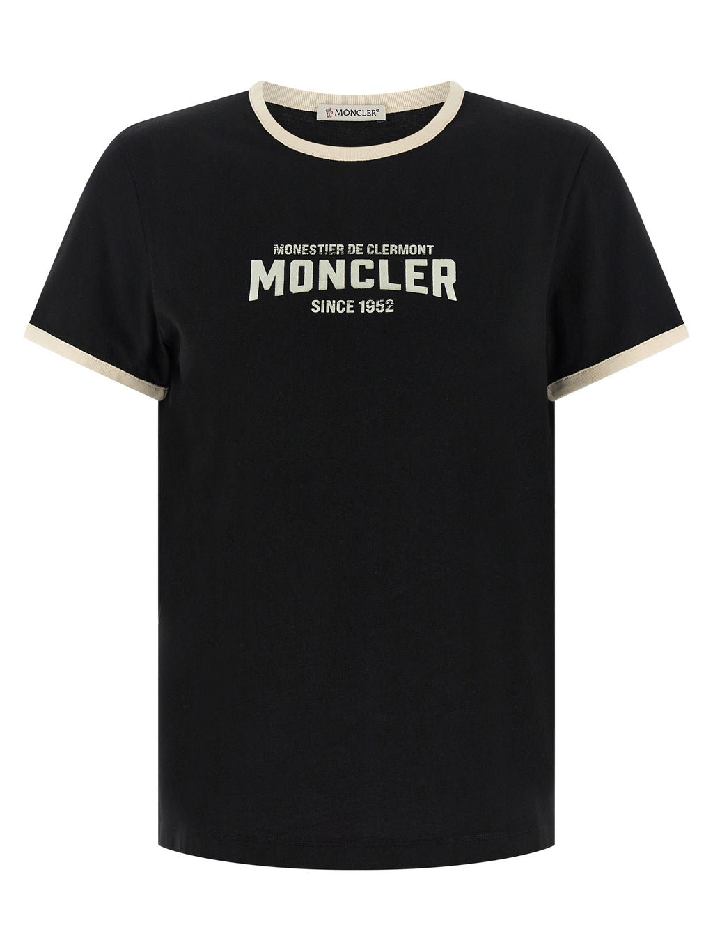 Camiseta Moncler de algodón negro