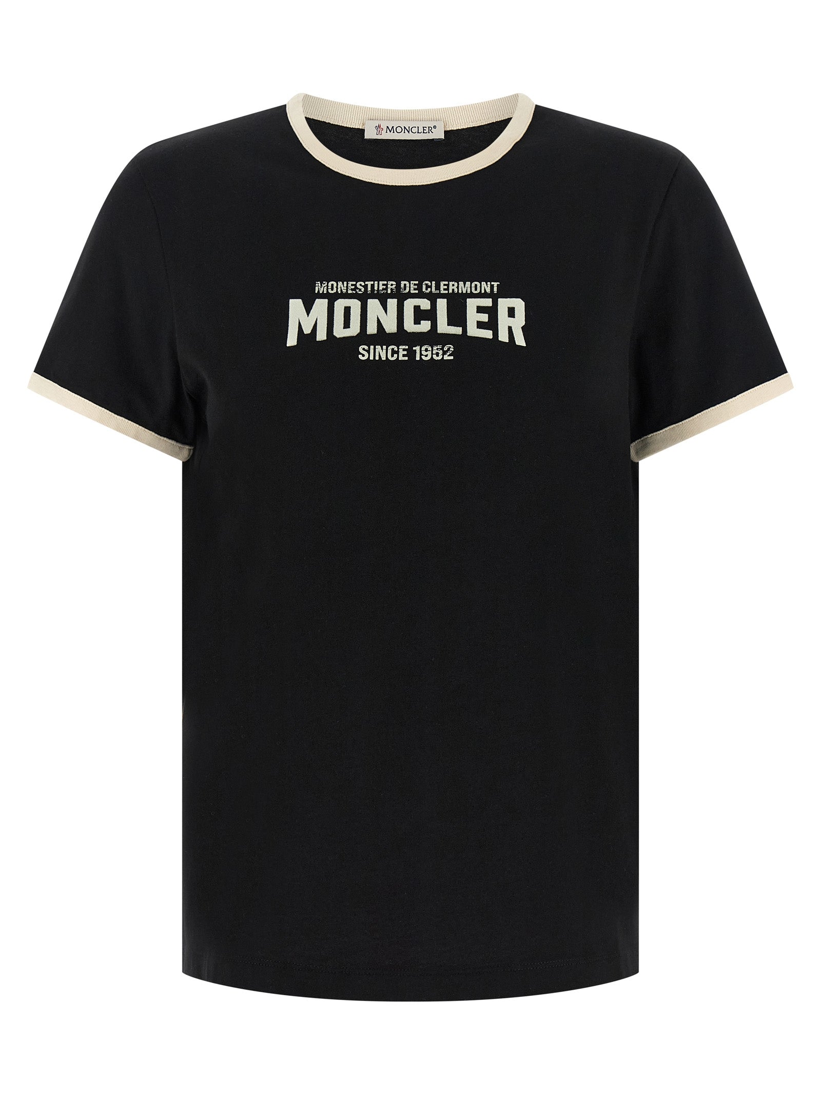 Camiseta Moncler de algodón negro