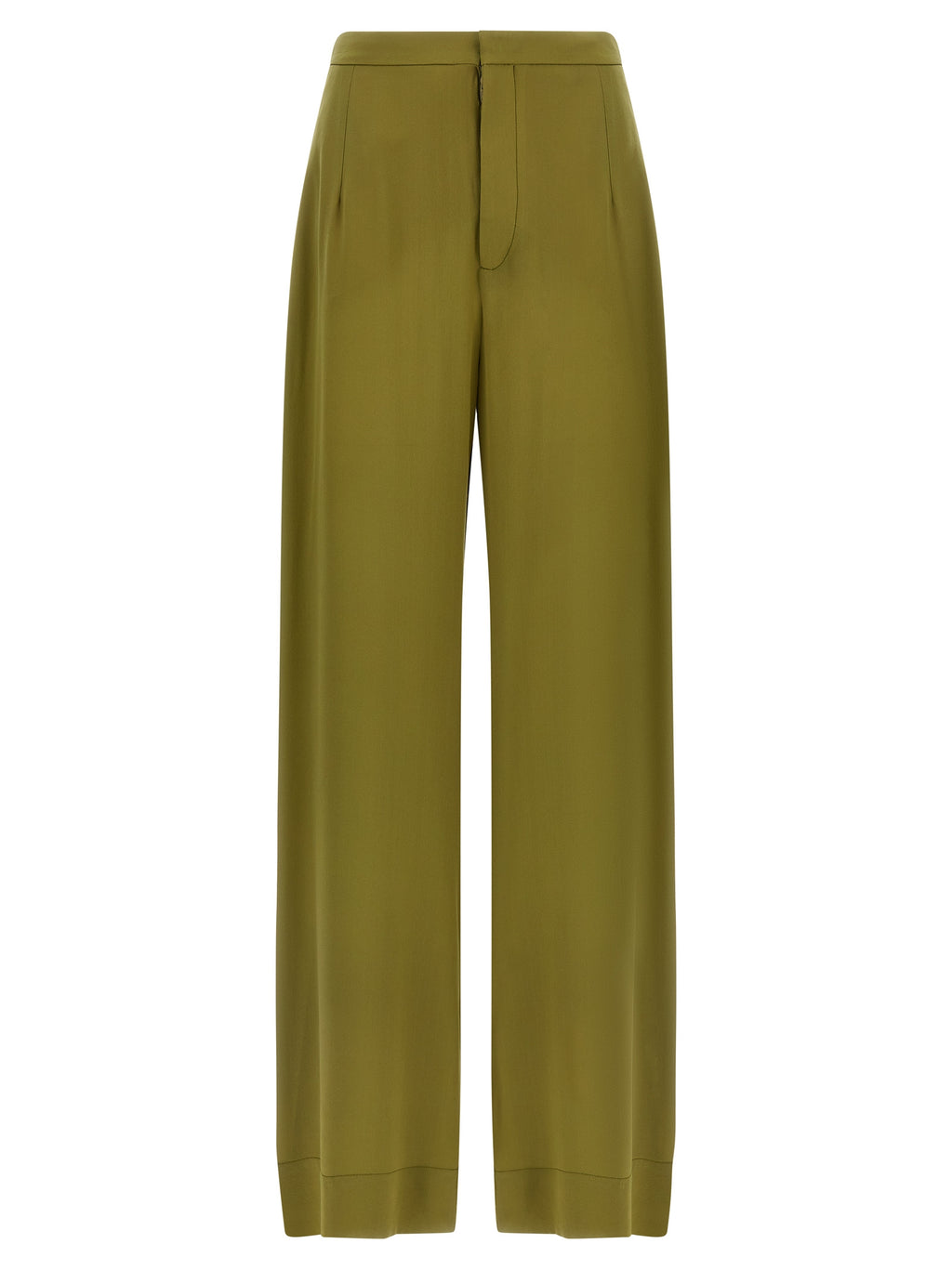 MAISON JEJIA Bicolor Silk Casual Pants