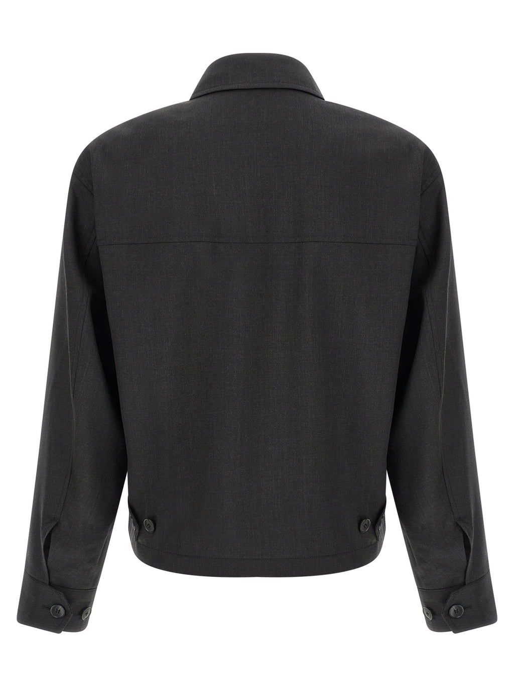 MFPEN Gray Wool Full-Length Jacket