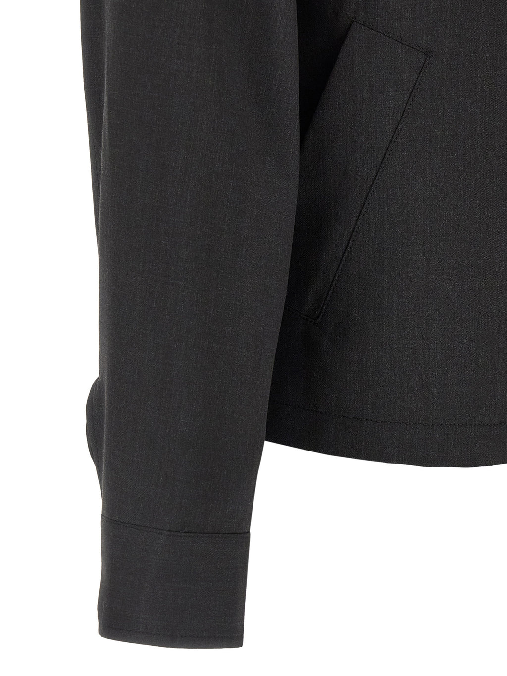 MFPEN Gray Wool Full-Length Jacket