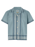 BODE Blue Cotton Blouse