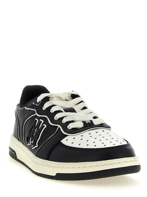 Baskets basses Amiri bicolores en cuir de bovin