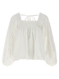 FARM RIO White Cotton Blouse