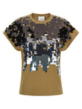 NUDE Brown Cotton T-Shirt
