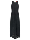 THELATEST Black Modal Long Dress