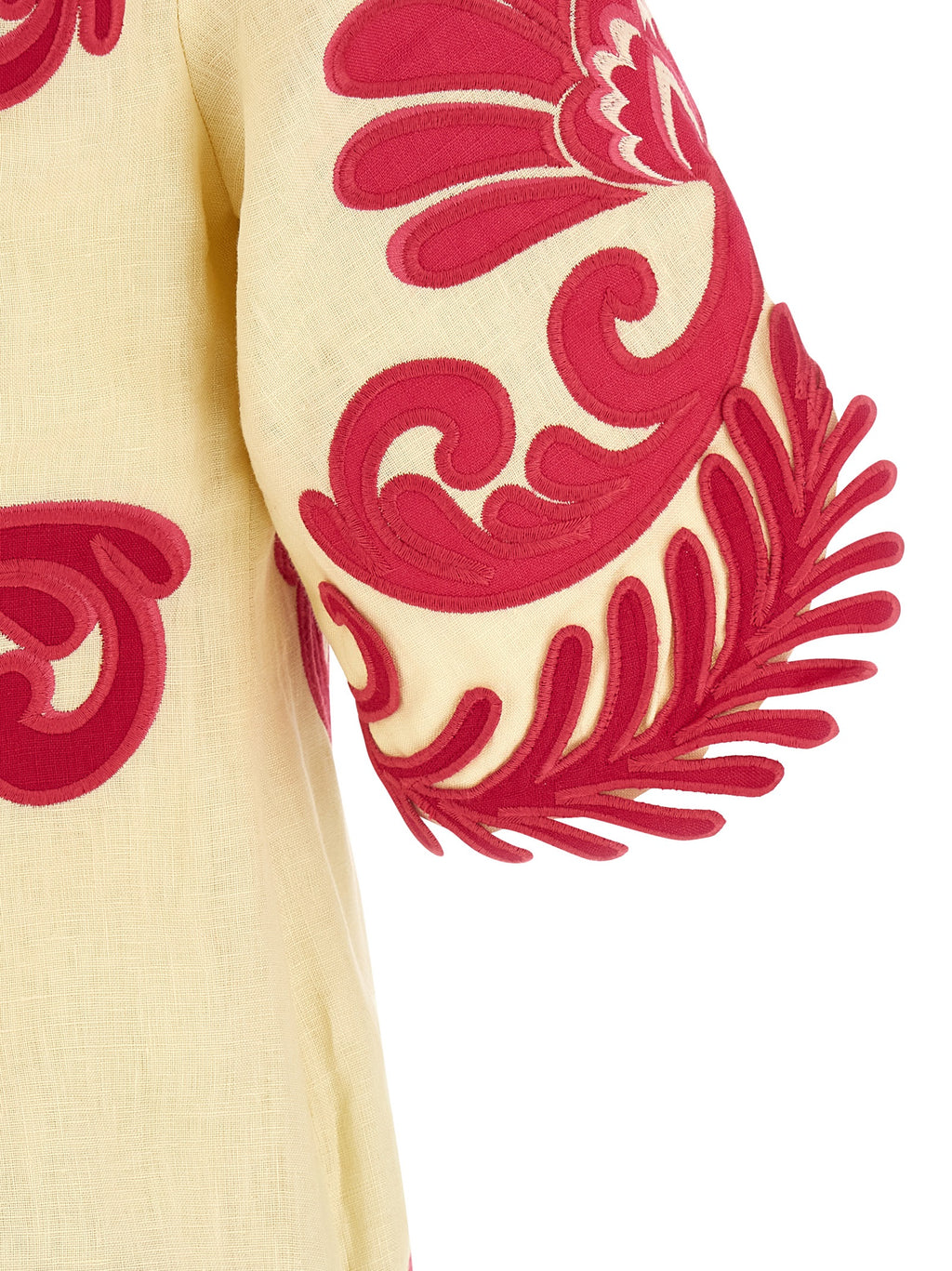 FARM RIO Fuchsia Viscose Short Dress