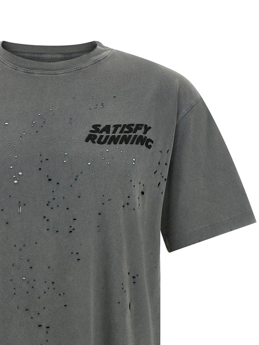 SATISFY Gray Organic Cotton T-Shirt