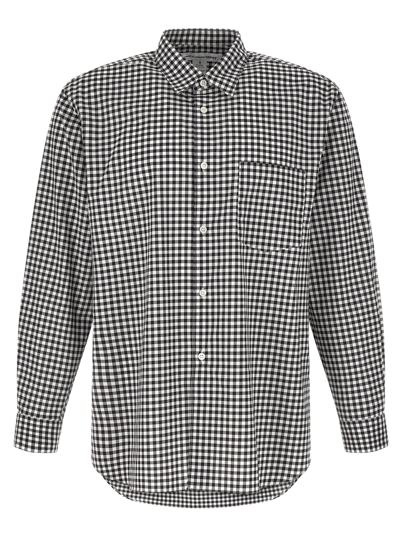 Blusa negra de algodón Comme Des Garçons