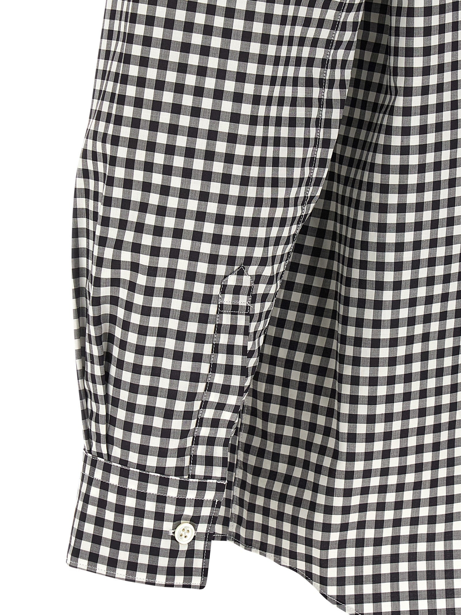 Blusa negra de algodón Comme Des Garçons