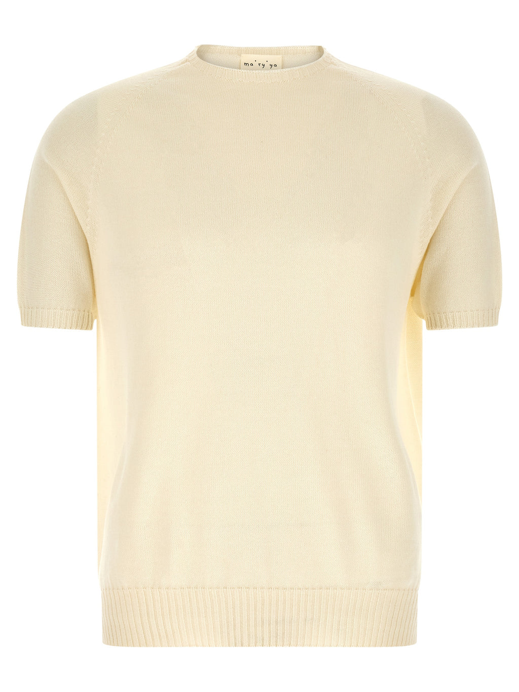 MA'RY'YA White Cotton Cardigan