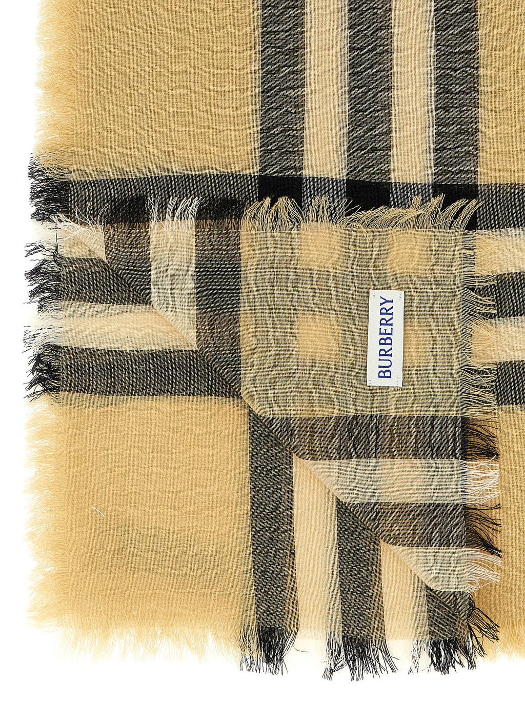 Bufanda Burberry de Lana Beige