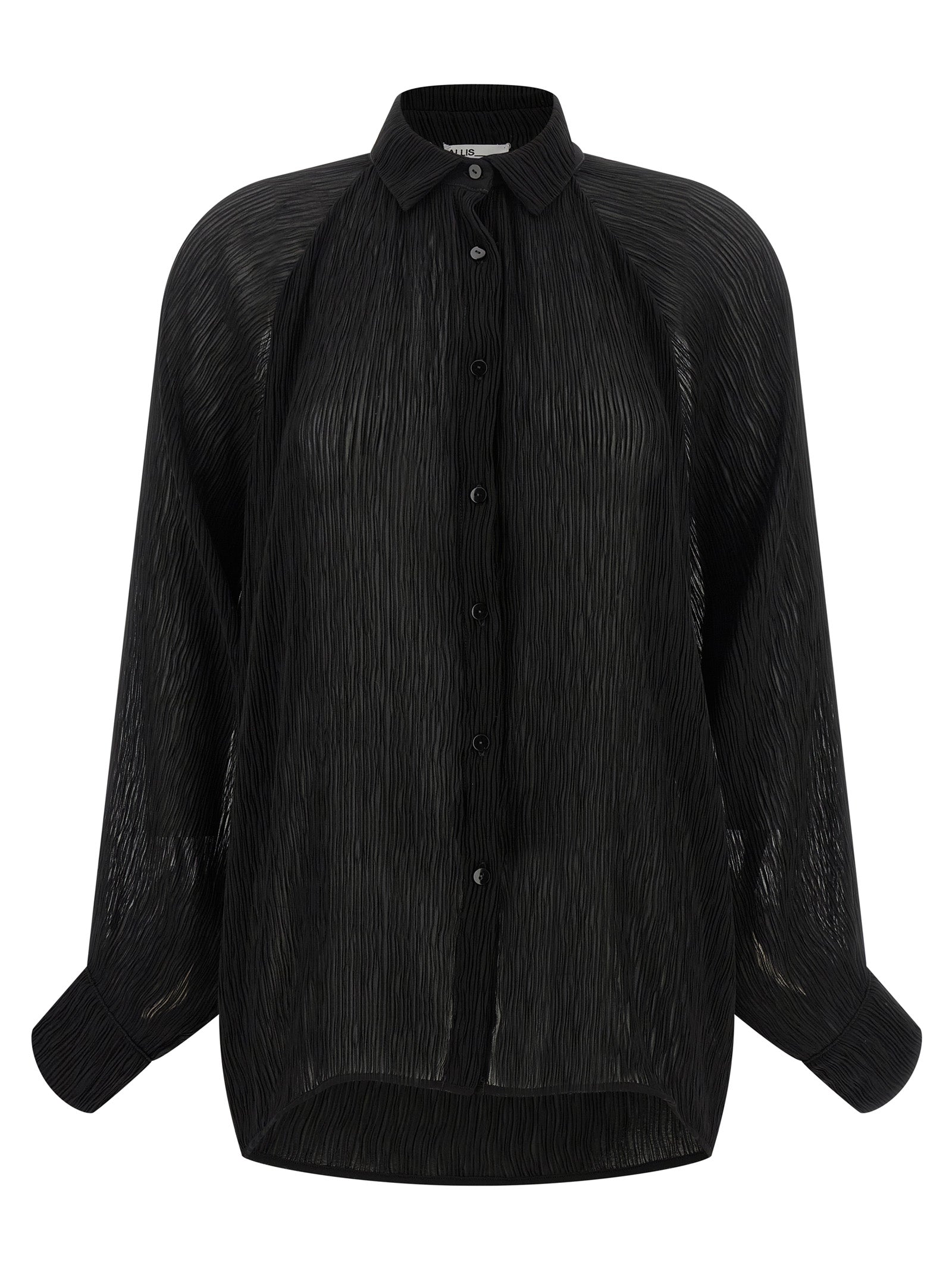 ALLIS Black Polyester Shirt