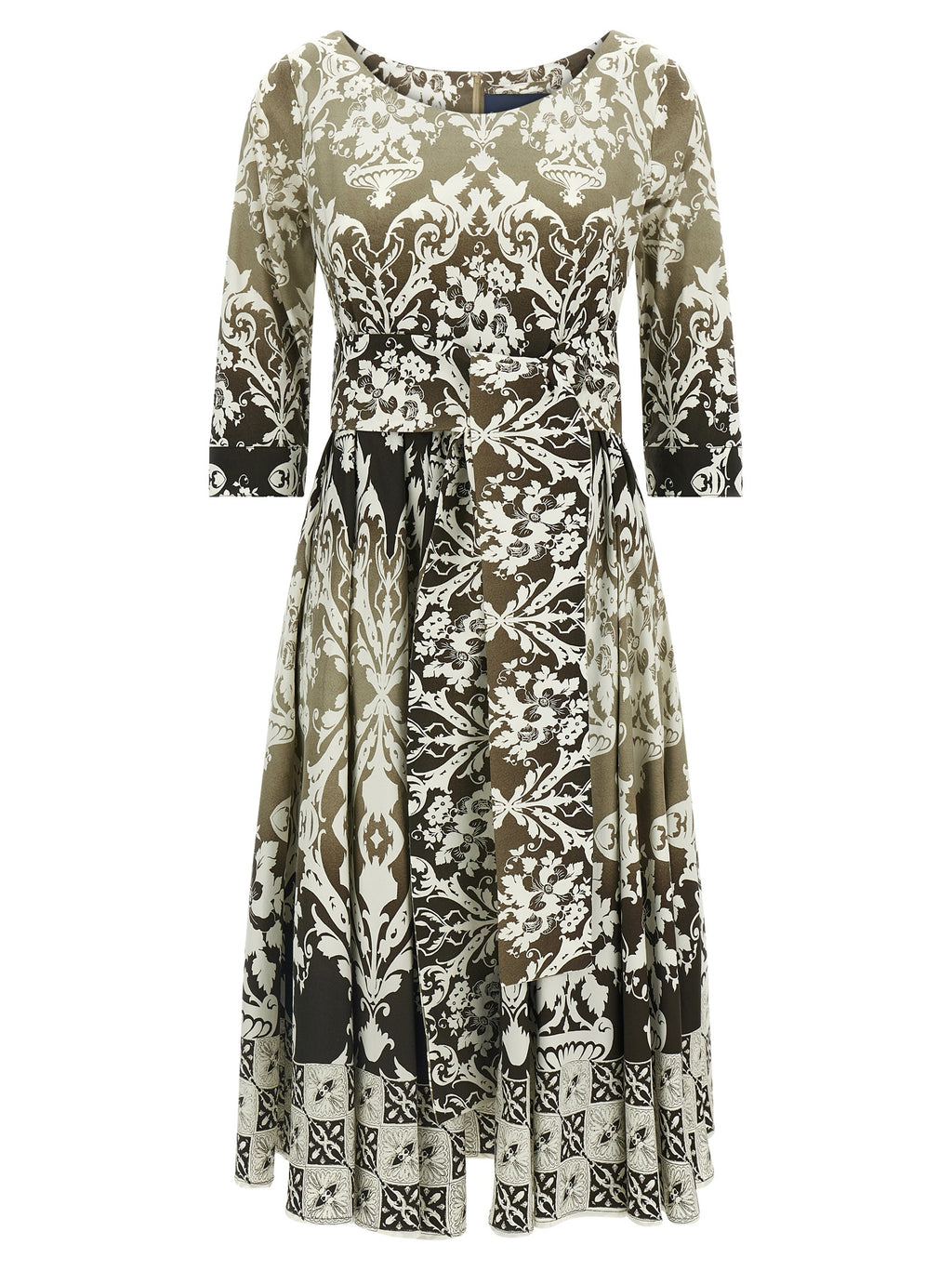 SAMANTHA SUNG Multicolor Cotton Midi Dress