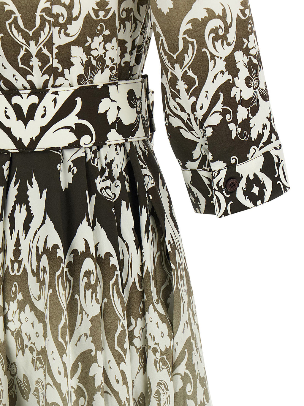 SAMANTHA SUNG Multicolor Cotton Midi Dress