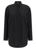XACUS Black Cotton Blouse