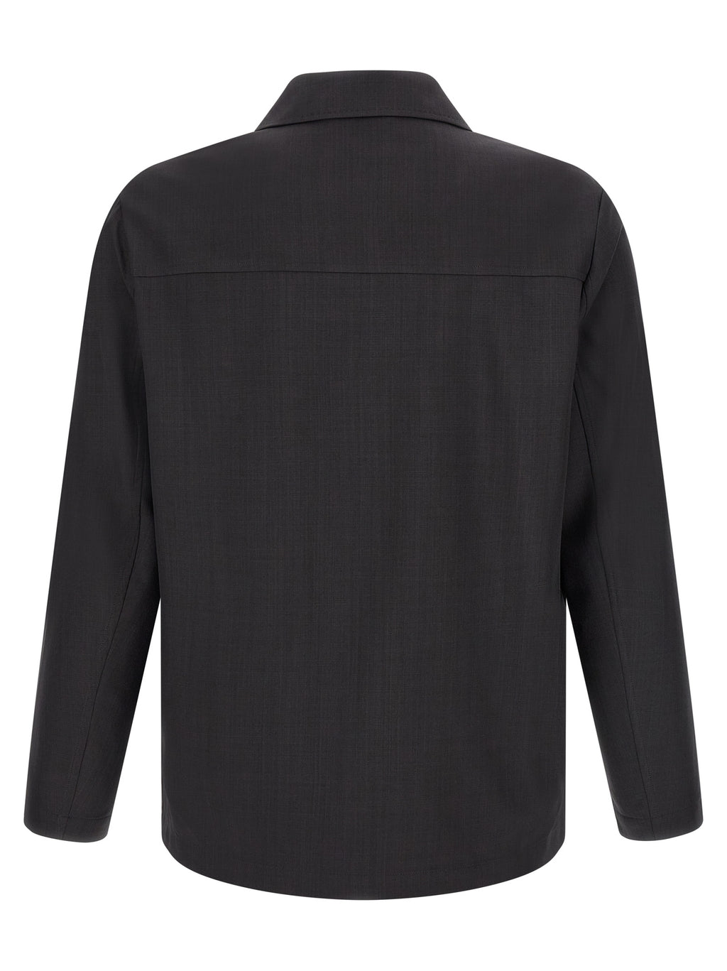 SECOND/LAYER Gray Polyester Blouse