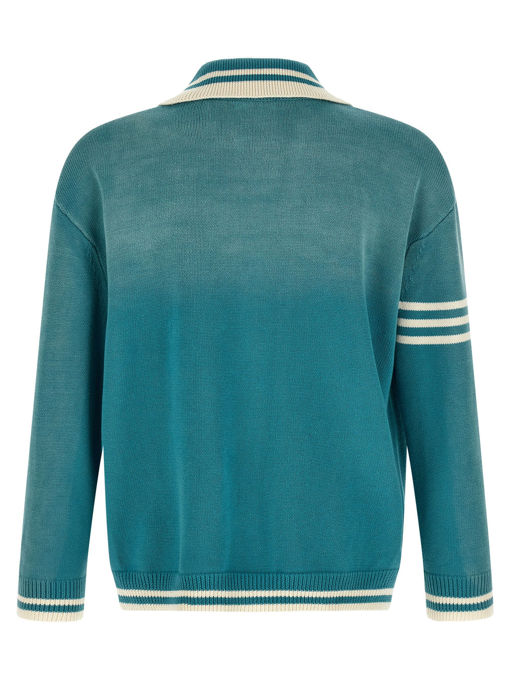 FOUND Blue Cotton Cardigan