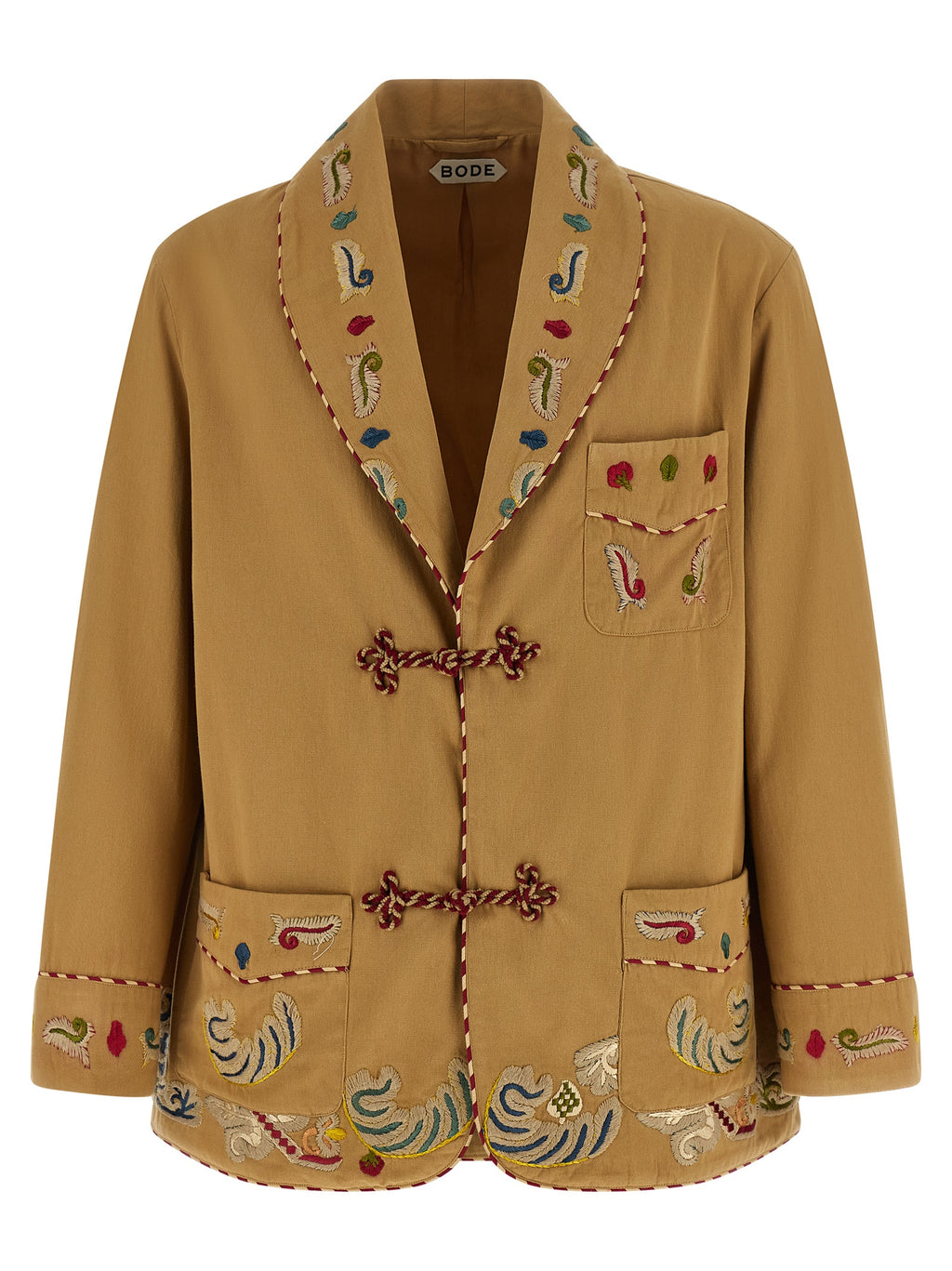 BODE Beige Cotton Blazer