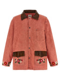 FOUND Multicolor Cotton Full-Length Jacket