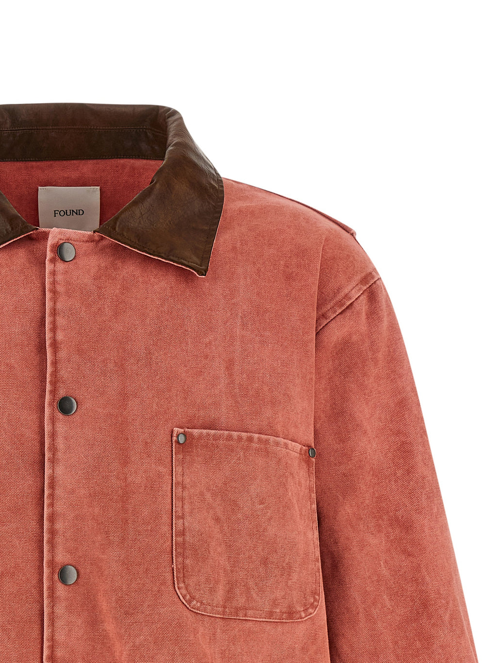 FOUND Multicolor Cotton Full-Length Jacket