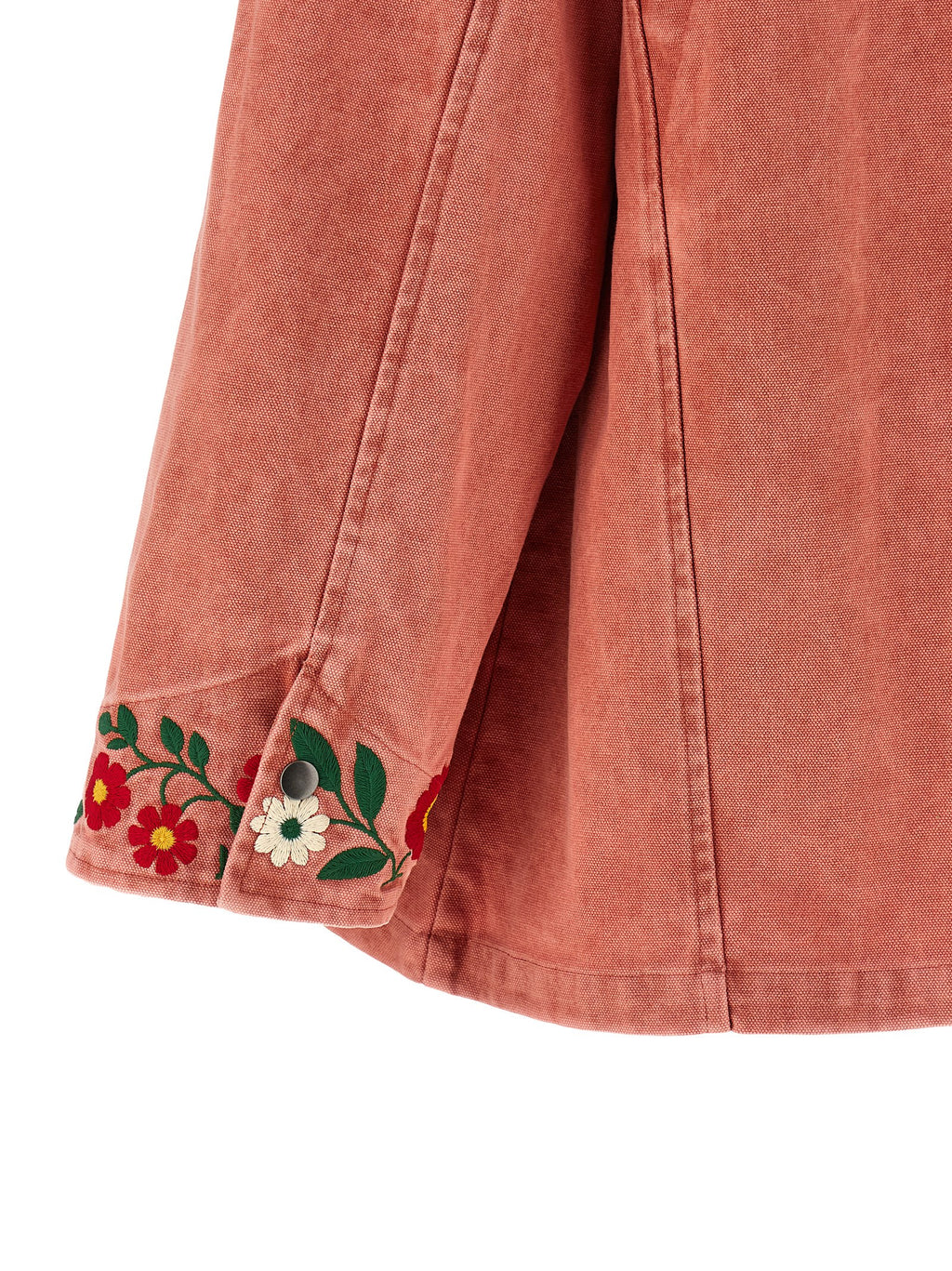 FOUND Multicolor Cotton Full-Length Jacket