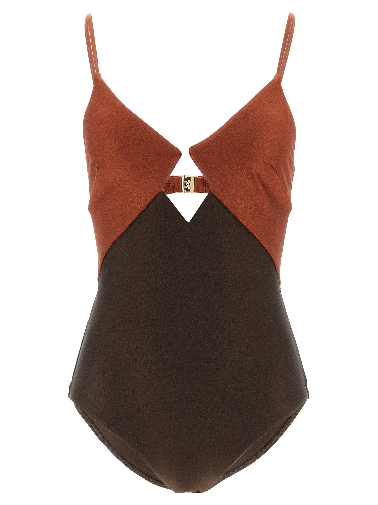 Bañador Zimmermann Brown de una pieza de poliamida