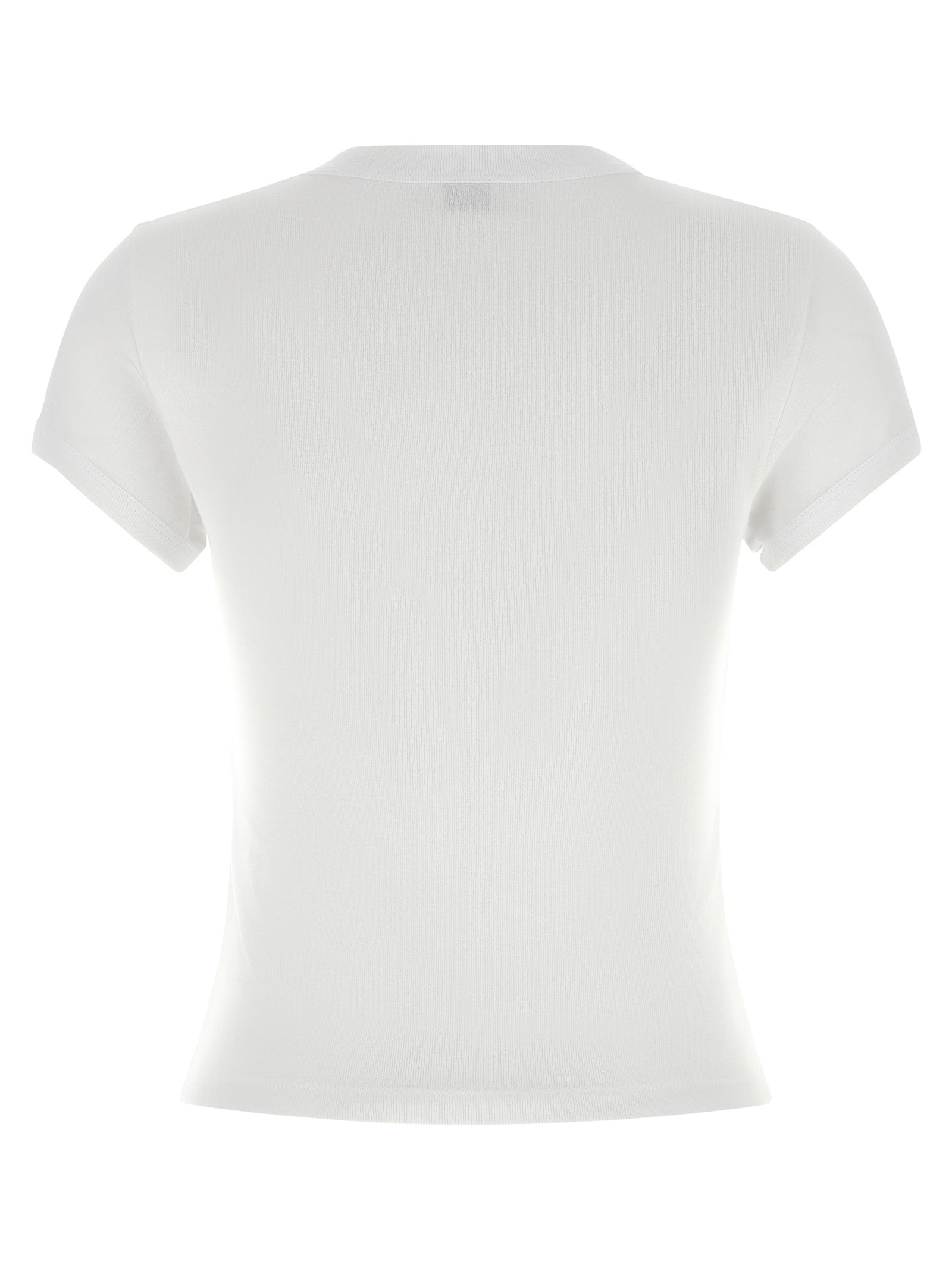 Camiseta Saint Laurent blanca de algodón