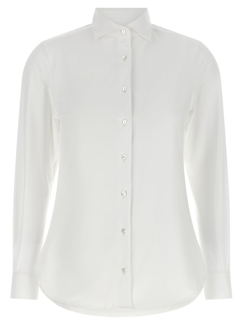 XACUS White Polyamide Blouse