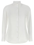 XACUS White Polyamide Blouse
