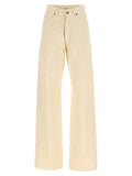 Saint Laurent Beige Cotton Jeans Denim