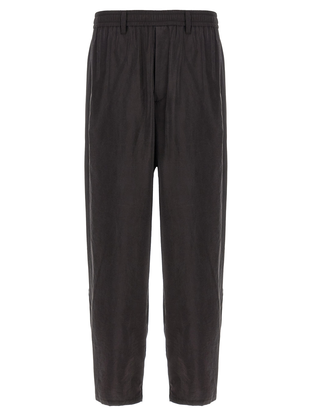 SSSTEIN Brown Silk Athletic Pants