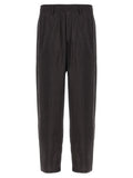 SSSTEIN Brown Silk Athletic Pants