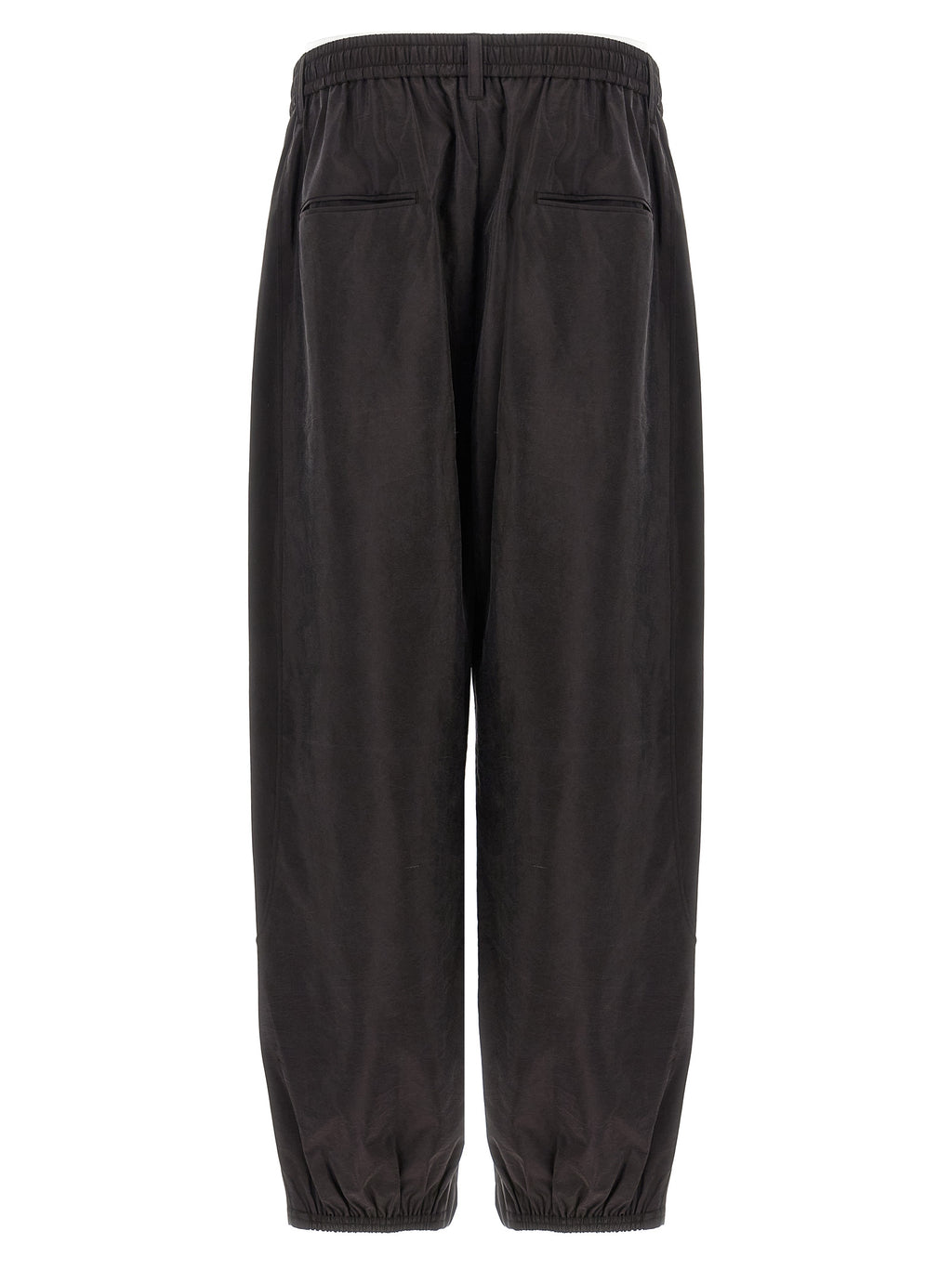 SSSTEIN Brown Silk Athletic Pants