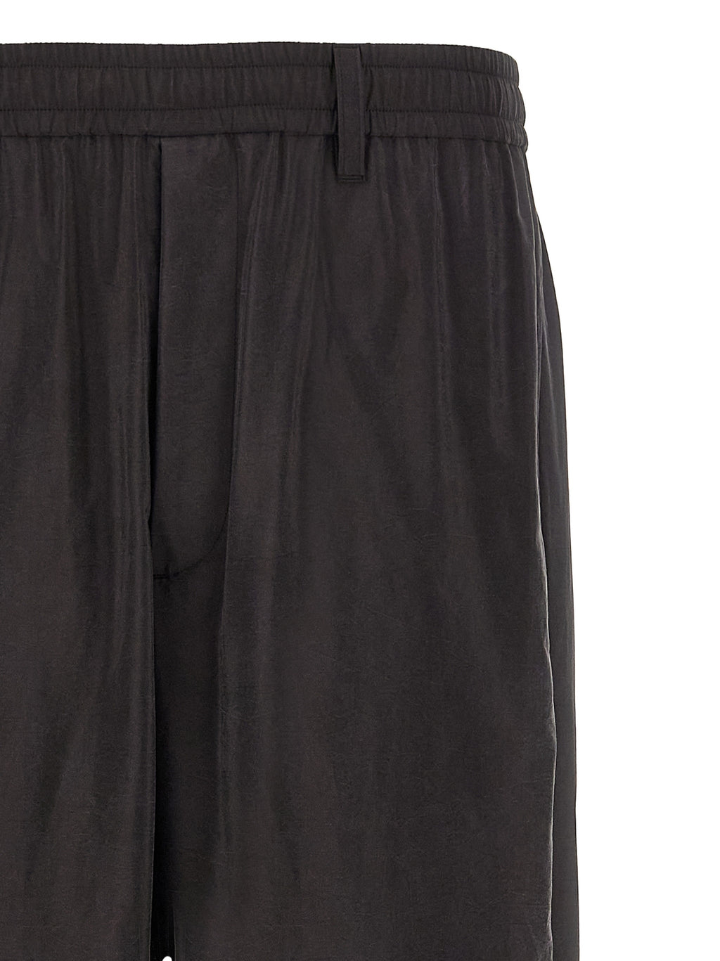 SSSTEIN Brown Silk Athletic Pants